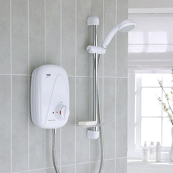 Mira - Vigour Thermostatic Power Shower - White & Chrome 5 Mira - Vigour Thermostatic Power Shower - White & Chrome - Image 3