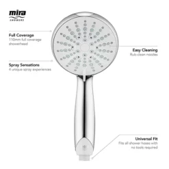 Mira Event XS Dual Outlet Thermostatic Power Shower -Triton Sales Store 1.1532.425 d4