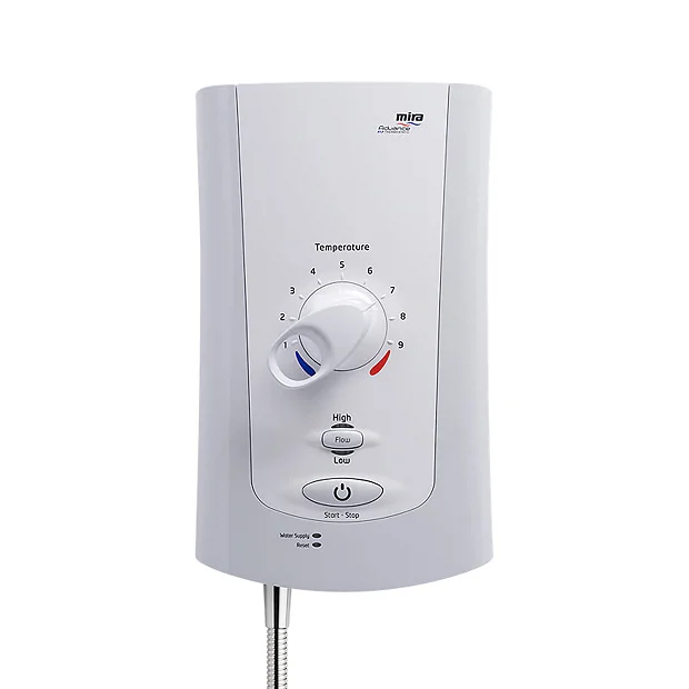 Mira - Advance Flex Low Pressure 9.0kw Thermostatic Electric Shower - White & Chrome 5 Mira - Advance Flex Low Pressure 9.0kw Thermostatic Electric Shower - White & Chrome - Image 3