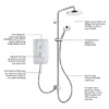 Mira Jump Dual 9.5 KW Electric Shower - White -Triton Sales Store 1.1788.578 d5