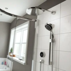 Mira Platinum Dual Rear Fed Digital Shower - High Pressure