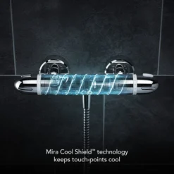 Mira Coda Pro EV Thermostatic Bar Shower Mixer - Chrome -Triton Sales Store 1.1836.005 d3nnn
