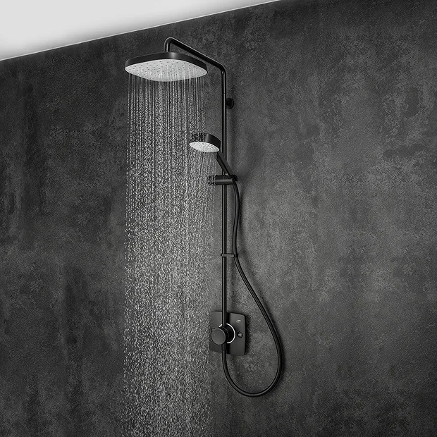 Mira Opero Dual Matt Black Thermostatic Mixer Shower 4 Mira Opero Dual Matt Black Thermostatic Mixer Shower - Image 2