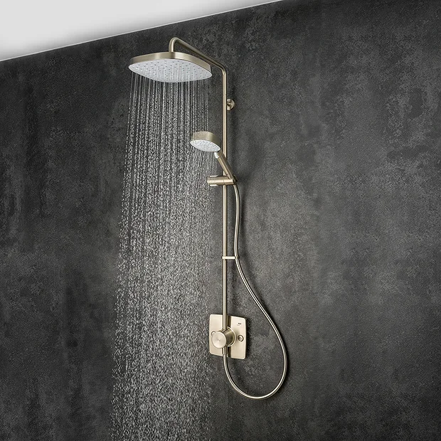 Mira Opero Dual Brushed Nickel Thermostatic Mixer Shower 4 Mira Opero Dual Brushed Nickel Thermostatic Mixer Shower - Image 2