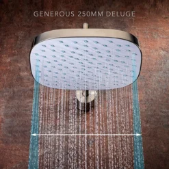 Mira Evoco Dual Outlet Brushed Nickel Thermostatic Mixer Shower -Triton Sales Store 1.1967.004 d2