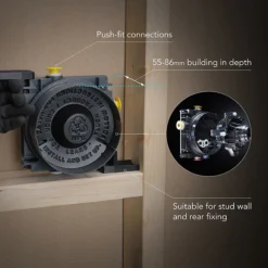 Mira Evoco Triple Outlet Chrome Thermostatic Mixer Shower With Bathfill -Triton Sales Store 1.1967.009 d4