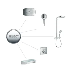 Hansgrohe ShowerTablet Select Exposed Thermostatic Shower Mixer 300 -Triton Sales Store 13171000 d1