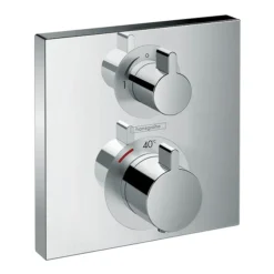 Hansgrohe Ecostat Square Thermostat 2 Function Concealed Finish Set