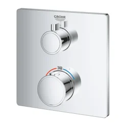 Grohe Grohtherm 1-Outlet Thermostatic Shower Mixer Trim With Shut-Off Valve 6 Grohe Grohtherm 1-Outlet Thermostatic Shower Mixer Trim With Shut-Off Valve -Triton Sales Store 24078000 d2