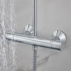 Hansgrohe Vernis Blend EcoSmart Showerpipe 200 Thermostatic Shower Mixer 8 Hansgrohe Vernis Blend EcoSmart Showerpipe 200 Thermostatic Shower Mixer -Triton Sales Store 26089000.ai2