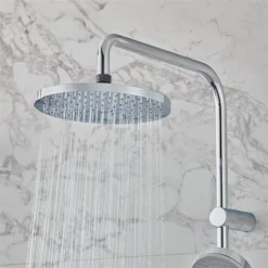 Hansgrohe Vernis Blend EcoSmart Showerpipe 200 Thermostatic Shower Mixer 9 Hansgrohe Vernis Blend EcoSmart Showerpipe 200 Thermostatic Shower Mixer -Triton Sales Store 26089000 d1n