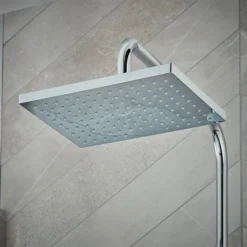Hansgrohe Vernis Shape EcoSmart Showerpipe 230 Thermostatic Shower Mixer - Chrome -Triton Sales Store 26097000.ai1