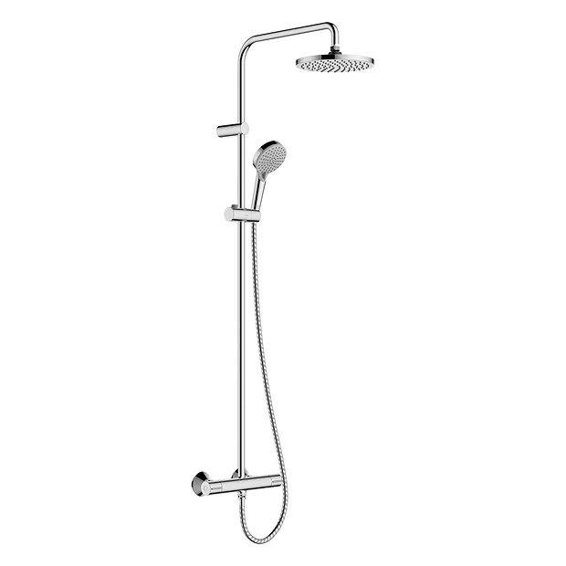 Hansgrohe Vernis Blend Showerpipe 200 Thermostatic Shower Mixer - Chrome 4 Hansgrohe Vernis Blend Showerpipe 200 Thermostatic Shower Mixer - Chrome - Image 2