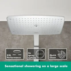 Hansgrohe Raindance E Showerpipe 360 Thermostatic Shower Mixer - Chrome -Triton Sales Store 27112000 d2