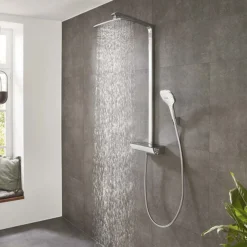 Hansgrohe Raindance E Showerpipe 360 Thermostatic Shower Mixer - Chrome -Triton Sales Store 27112000 d4