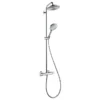 Hansgrohe Raindance S Showerpipe 240 EcoSmart 9 L/min Thermostatic Shower Mixer 2 Hansgrohe Raindance S Showerpipe 240 EcoSmart 9 L/min Thermostatic Shower Mixer -Triton Sales Store 27116000 l