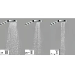 Hansgrohe Croma Select S SemiPipe Multi With Thermostatic Shower Mixer