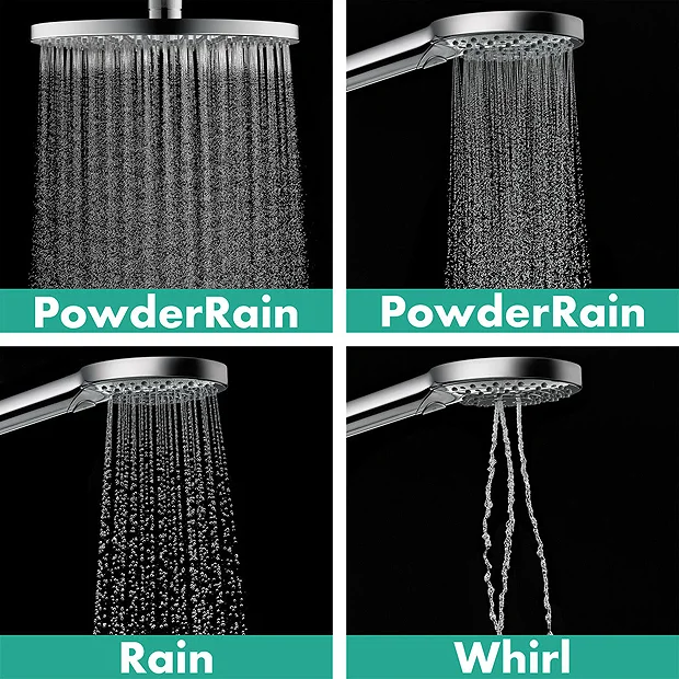 Hansgrohe Raindance Select S Showerpipe 240 Thermostatic Shower Mixer - Chrome 6 Hansgrohe Raindance Select S Showerpipe 240 Thermostatic Shower Mixer - Chrome - Image 4