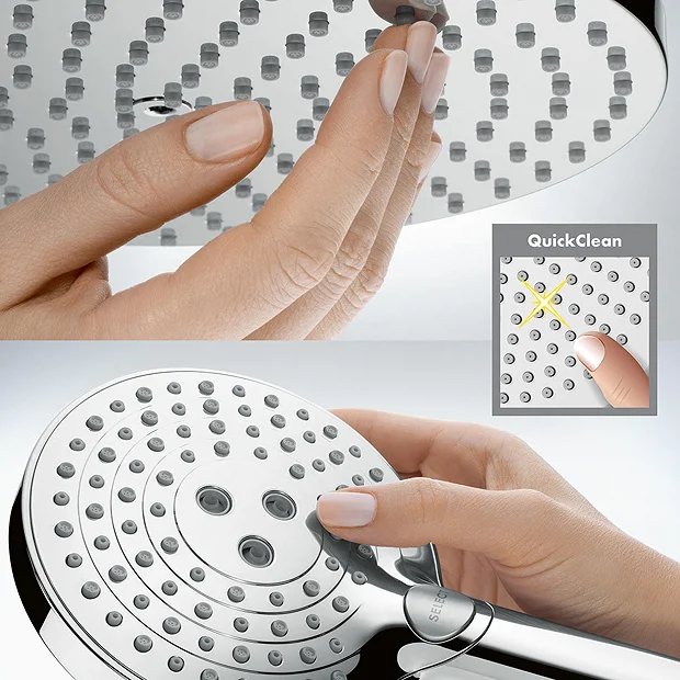 Hansgrohe Raindance Select S Showerpipe 240 Thermostatic Shower Mixer - Chrome 7 Hansgrohe Raindance Select S Showerpipe 240 Thermostatic Shower Mixer - Chrome - Image 5