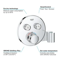 Grohe Grohtherm SmartControl Perfect Shower Set -Triton Sales Store 34743000nwd1