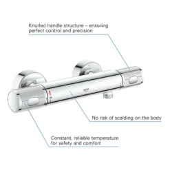 Grohe Precision Feel Thermostatic Shower Mixer 1/2" -Triton Sales Store 34790000 d1