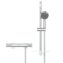 Grohe Precision Feel Thermostatic Shower Mixer 1/2" With Shower Set -Triton Sales Store 34791000 d2