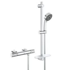 Grohe Precision Feel Thermostatic Shower Mixer 1/2" With Shower Set -Triton Sales Store 34791000 l