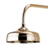 Aqualisa - Aquatique Thermo Concealed Thermostatic Valve With 8" Drencher Head & Arm - Gold