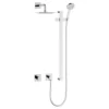 Keuco Ixmo Square Thermostatic Shower System With Head + Slide Rail Kit - Chrome -Triton Sales Store 59605010002 d4