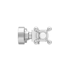 Chatsworth Traditional Crosshead Shower Bar Valve + Slider Rail Kit