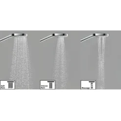 Hansgrohe Ecostat E Square Complete Shower Set With Shower Slider Rail Kit -Triton Sales Store 88102003 d4