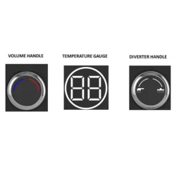 AQUAS Indulge Touch Inline X-Jet 9.5KW Chrome Electric Shower 10 AQUAS Indulge Touch Inline X-Jet 9.5KW Chrome Electric Shower -Triton Sales Store a000393 d1