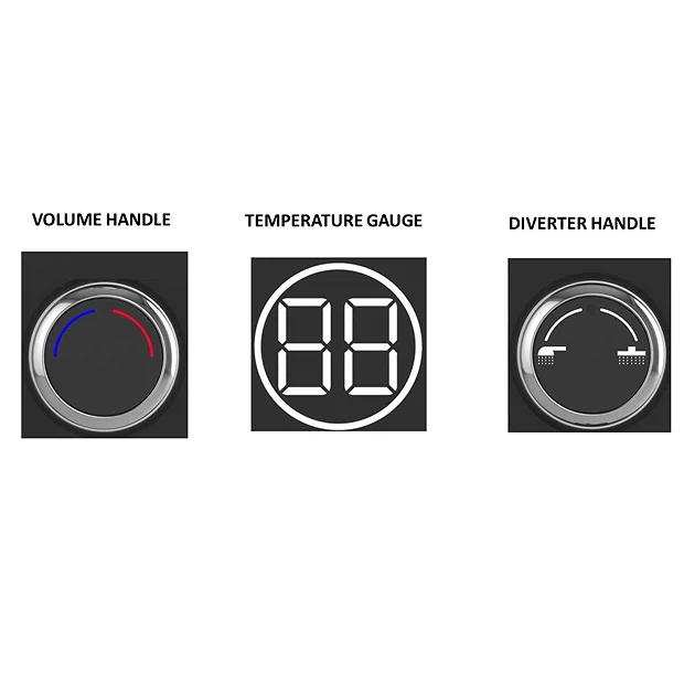 AQUAS Indulge Touch Inline X-Jet 9.5KW Chrome Electric Shower 5 AQUAS Indulge Touch Inline X-Jet 9.5KW Chrome Electric Shower - Image 3