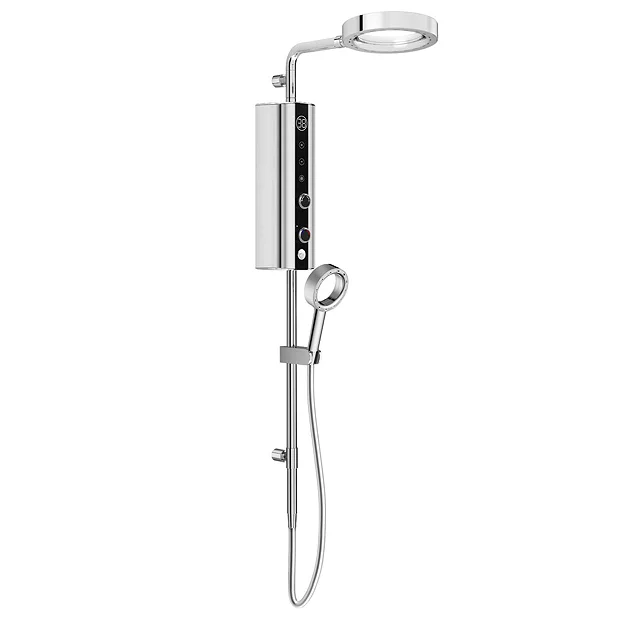 AQUAS Indulge Touch Inline X-Jet 9.5KW Chrome Electric Shower 4 AQUAS Indulge Touch Inline X-Jet 9.5KW Chrome Electric Shower - Image 2