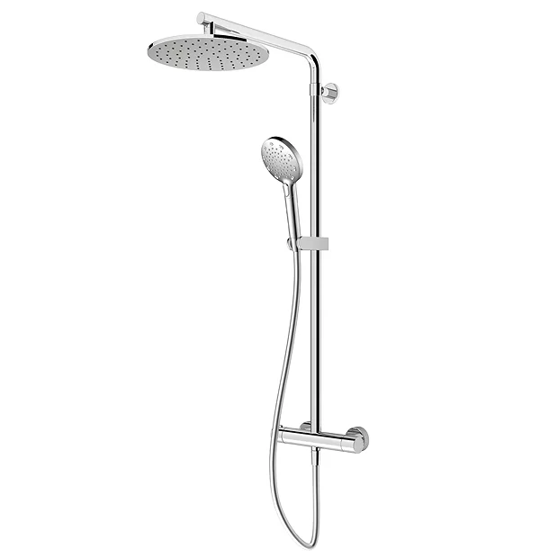 AQUAS Turbo 110 Thermostatic Shower System - Chrome 4 AQUAS Turbo 110 Thermostatic Shower System - Chrome - Image 2