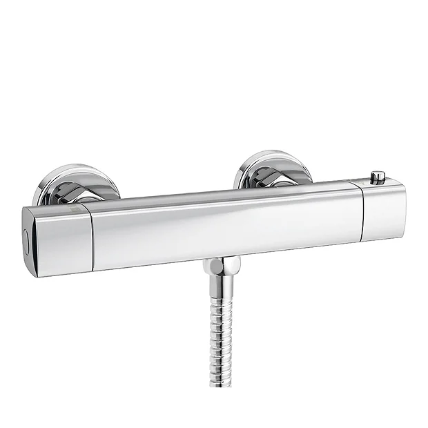 Montreal Modern Thermostatic Bar Shower Valve (Bottom Outlet) 4 Montreal Modern Thermostatic Bar Shower Valve (Bottom Outlet) - Image 2