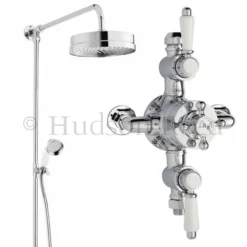 Hudson Reed Triple Exposed Thermostatic Shower Valve W/ Luxury Rigid Riser Kit 7 Hudson Reed Triple Exposed Thermostatic Shower Valve W/ Luxury Rigid Riser Kit -Triton Sales Store a3089ea3606nwd1
