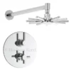 Hudson Reed - Tec Twin Concealed Thermostatic Shower Valve With Cloudburst Head 2 Hudson Reed - Tec Twin Concealed Thermostatic Shower Valve With Cloudburst Head -Triton Sales Store a3098a3027arm03l