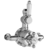 Hudson Reed Traditional Twin Valve With Rigid Riser Kit & Shower Rose - Chrome 2 Hudson Reed Traditional Twin Valve With Rigid Riser Kit & Shower Rose - Chrome -Triton Sales Store a3099a3600 d2