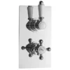 Hudson Reed Traditional Twin Concealed Thermostatic Shower Valve + Slide Rail Kit -Triton Sales Store a3099ca3211 d2