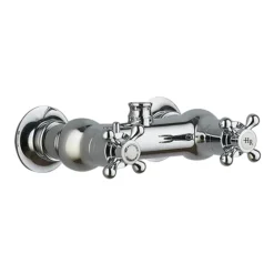 Hudson Reed Traditional Thermostatic Shower Valve With Rigid Riser & Fixed Head