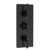 Hudson Reed Tec Pura Plus Triple Concealed Thermostatic Shower Valve - Matt Black -Triton Sales Store a4003l