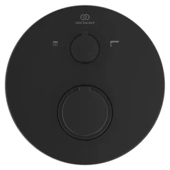 Ideal Standard Silk Black Ceratherm T100 Built-In Thermostatic 2 Outlet Bath Shower Mixer -Triton Sales Store a5814xg d1