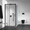 Ideal Standard Silk Black Ceratherm T100 Built-In Thermostatic 2 Outlet Bath Shower Mixer -Triton Sales Store a5814xg d3