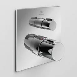 Ideal Standard Ceratherm C100 Chrome Built-In Thermostatic 1 Outlet Square Shower Mixer + Easybox 9 Ideal Standard Ceratherm C100 Chrome Built-In Thermostatic 1 Outlet Square Shower Mixer + Easybox -Triton Sales Store a6956aaa1000nu d2