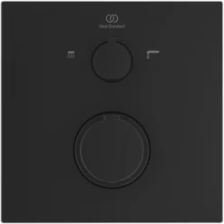 Ideal Standard Silk Black Ceratherm C100 Built-In Thermostatic 2 Outlet Bath Shower Mixer -Triton Sales Store a7522xg d1