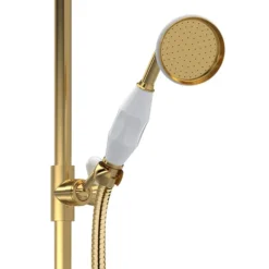 Hudson Reed Brushed Brass Thermostatic Shower Valve & Rigid Riser Kit -Triton Sales Store a8117 d2