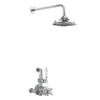 Burlington Avon Thermostatic Exposed Single Outlet Shower Valve With Fixed Head -Triton Sales Store af1sv16 l