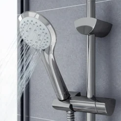 Bristan Artisan Thermostatic Surface Mounted Bar Shower Valve With Adjustable Riser -Triton Sales Store ar2shxmtffc d3