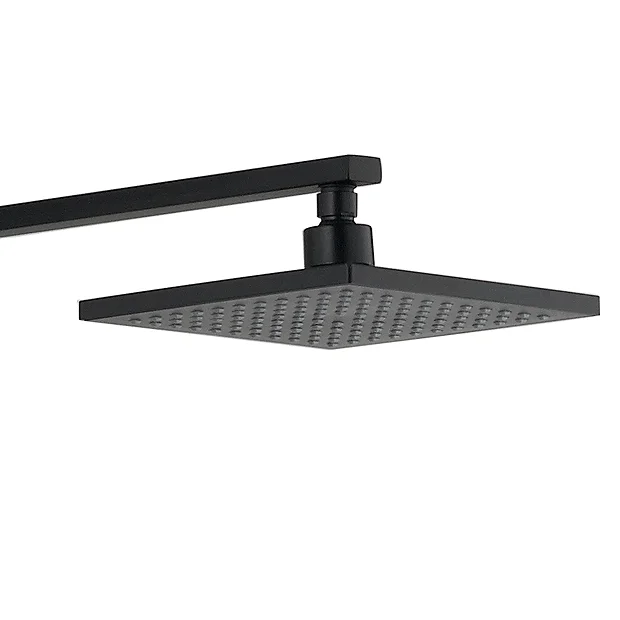 Arezzo Modern Square Thermostatic Shower - Matt Black 5 Arezzo Modern Square Thermostatic Shower - Matt Black - Image 3
